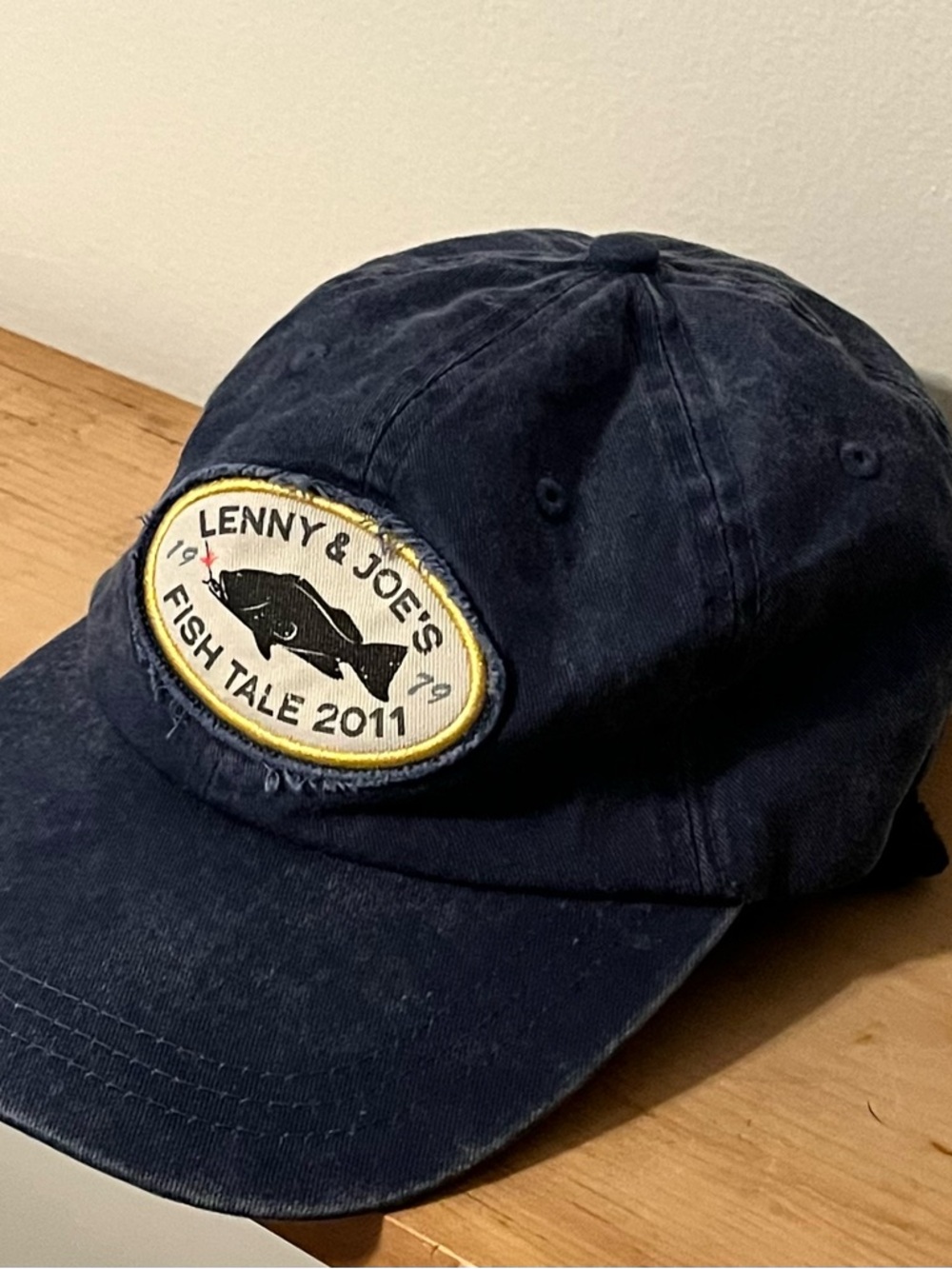 Navy Fish Tale 2011 Embroidered Baseball Cap
